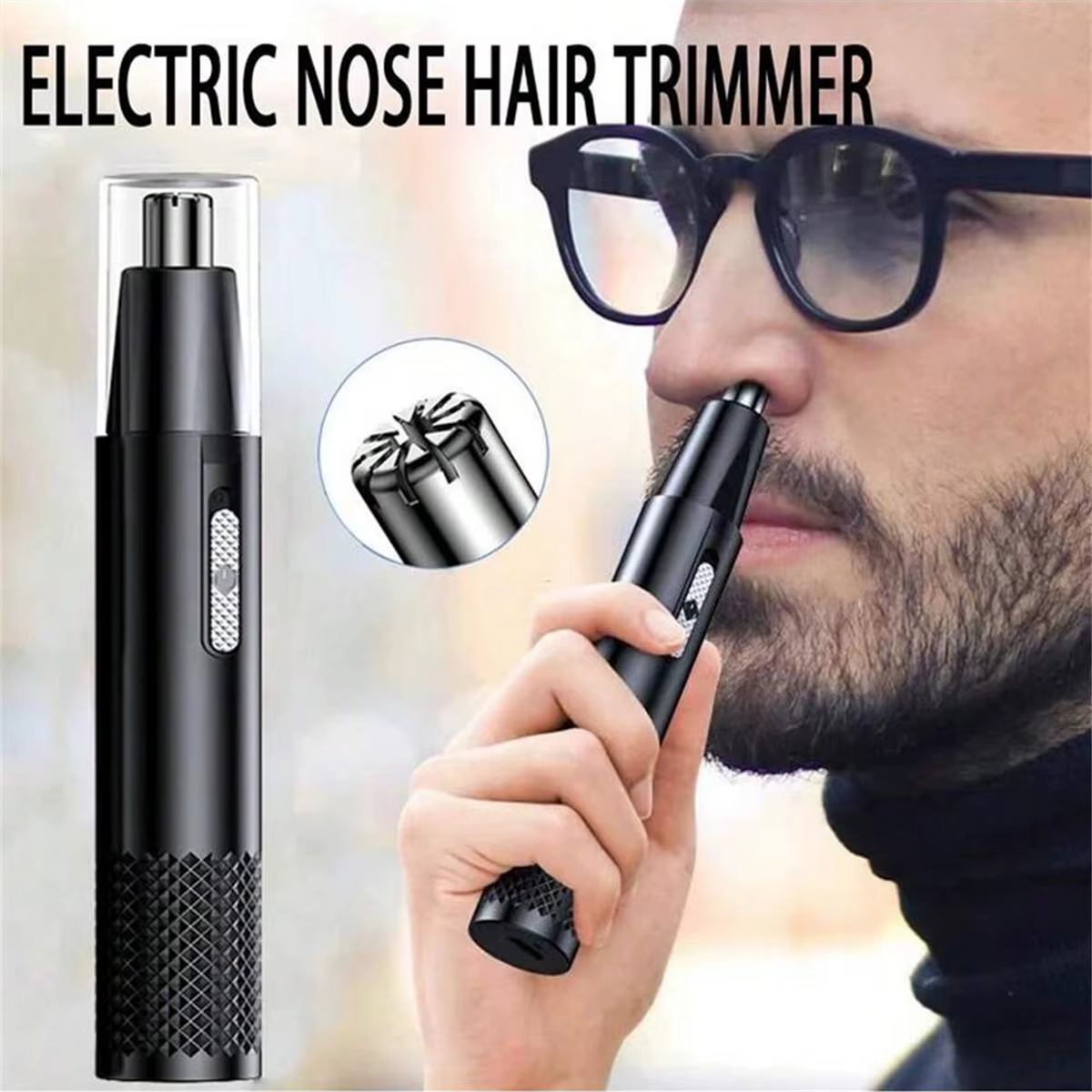 Tondeuse électrique pour le nez et le nez, unisexe, outil de rasage pour le cou et le cou, outil de 