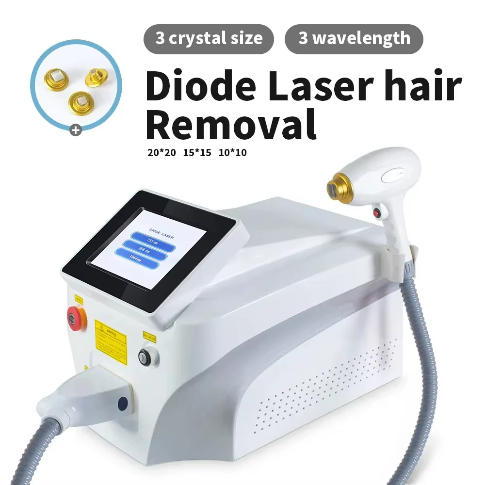 Machine professionnelle d'épilation au Laser à Diode 2026, 3 longueurs d'onde 808nm, équipement lase