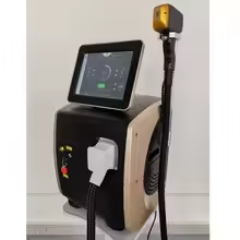 Épilateur laser professionnel en titane glacé sans douleur, appareil d'épilation au laser platine IC