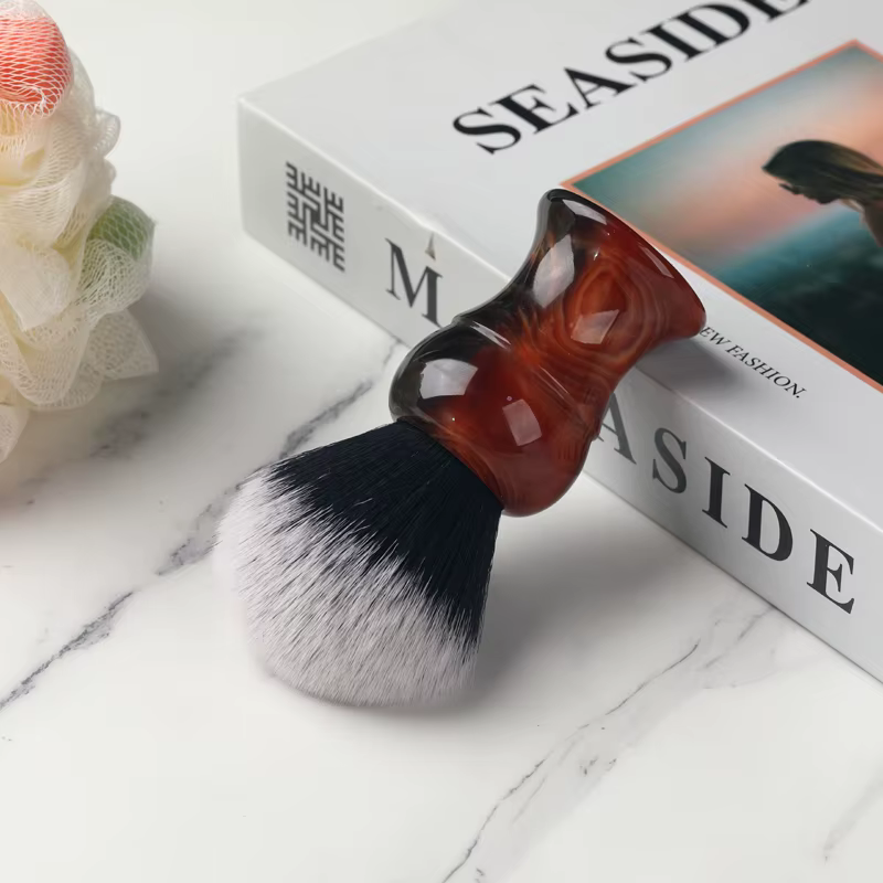 Yaqi – brosse de rasage avec nœud synthétique pour homme, 28mm