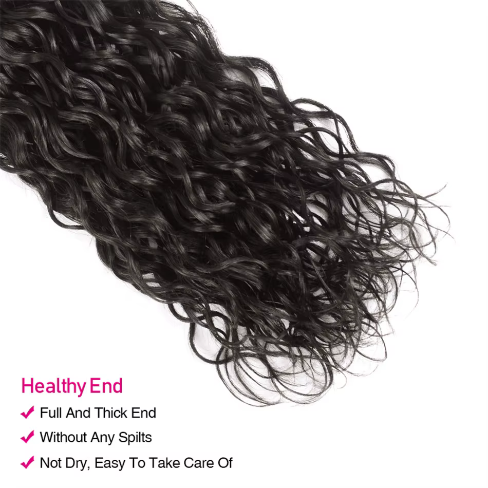 Mèches 100% naturelles vierges ondulées-UNice Hair, tissage à coudre, document riche naturel, 8 à 26