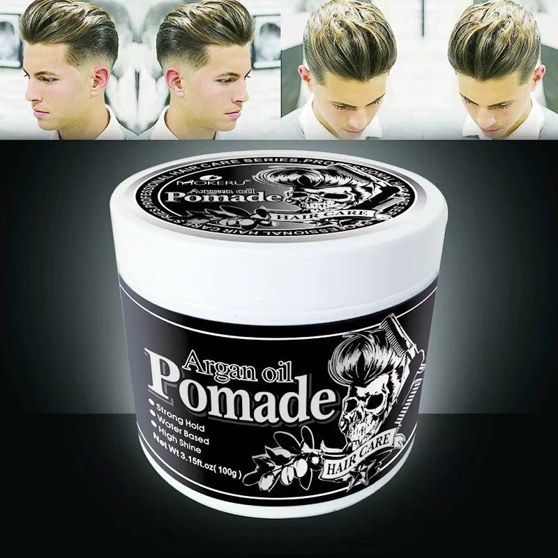 Mokeru mode épilation forte tenue longue durée style hommes cheveux cire pommade moulage cheveux Gel