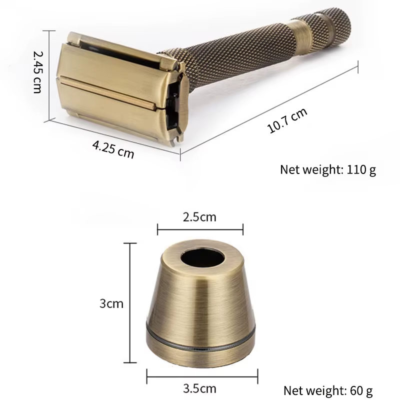 Nouveau Design luxueux rasoir papillon ouvert réglable sécurité classique pour superbe hommes rasage