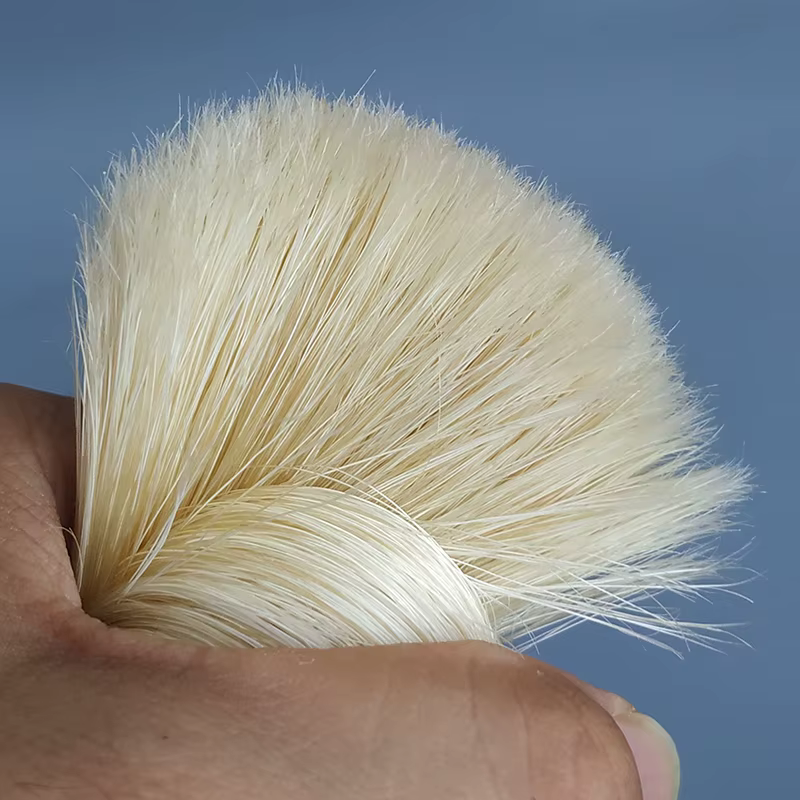 Dscosmetic KENSURFS brosse de rasage en poils de sanglier plisoft avec une bonne barbe arrière et un