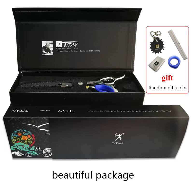 Titan – ciseaux professionnels pour salon de coiffure, 6.0 pouces, en acier inoxydable ATS314