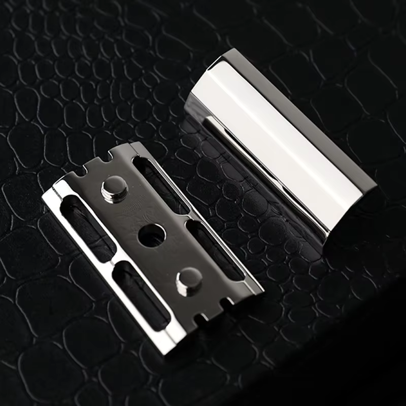 Tête de rasoir de sécurité à Double tranchant en acier inoxydable CNC 316L, accessoires de rasoir ma