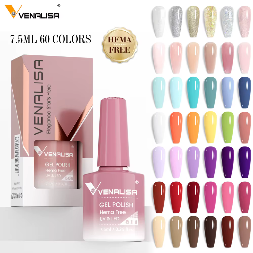 Venalisa HEMA TPO gratuit vernis à ongles Gel paillettes magnifique couverture complète tremper UV L