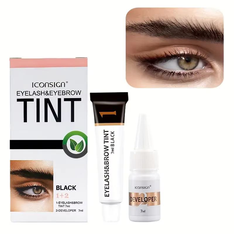 Kit de teinture pour sourcils, colorant pour sourcils imperméable et résistant à la sueur, livré ave