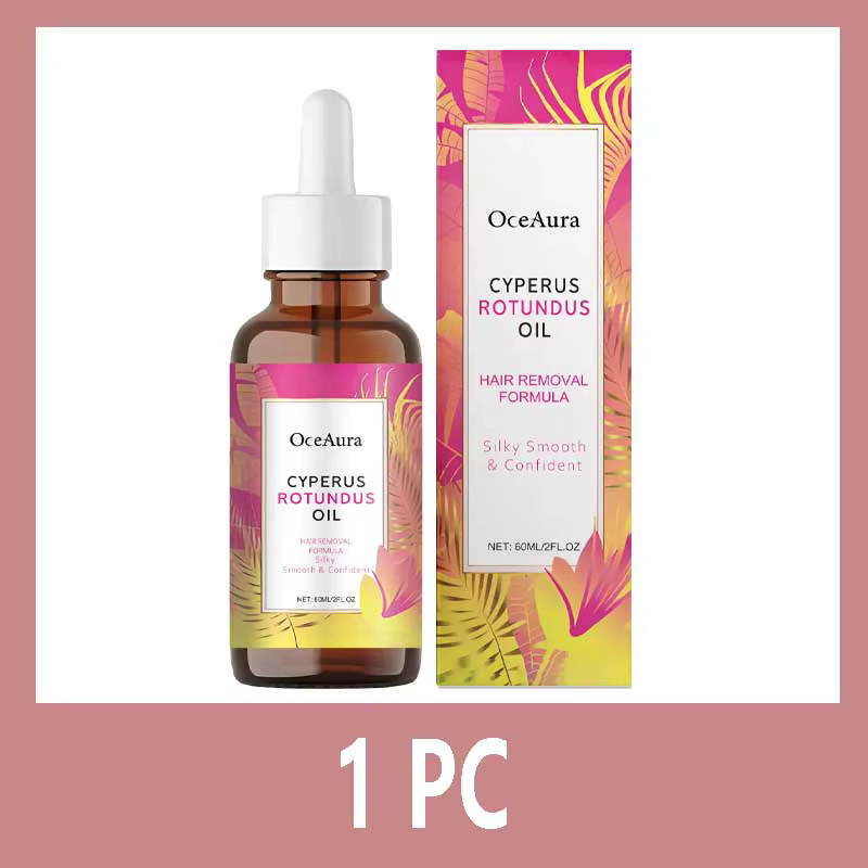 Huile de Cyperus Rotundus pour l'épilation, l'apaisement et le soin de la peau, hydrate les aisselle
