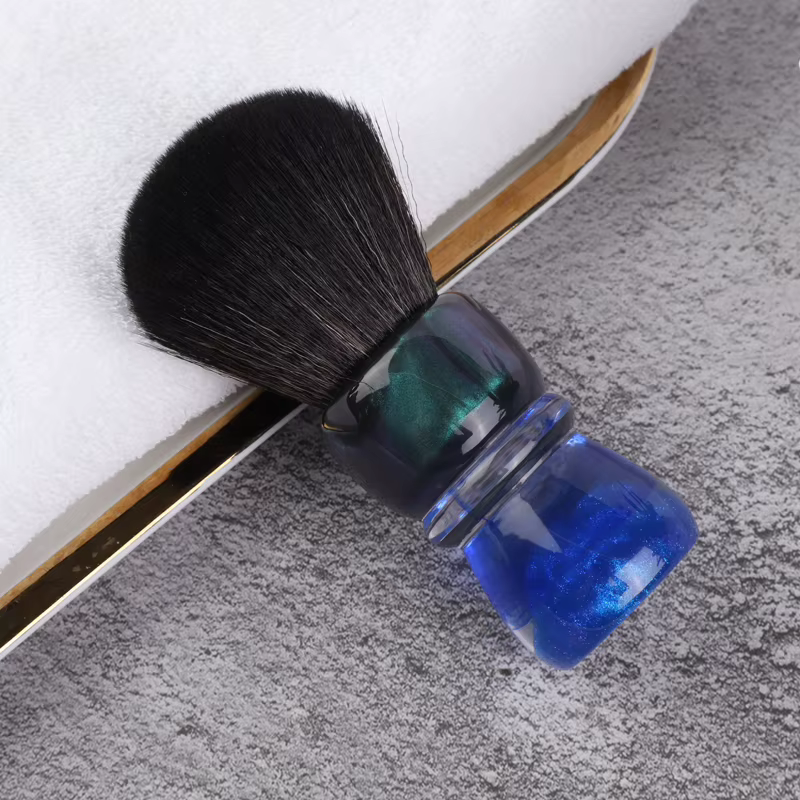 YAQI OCEAN-Poils synthétiques avec manche en résine, 28mm, brosse de rasage pour hommes