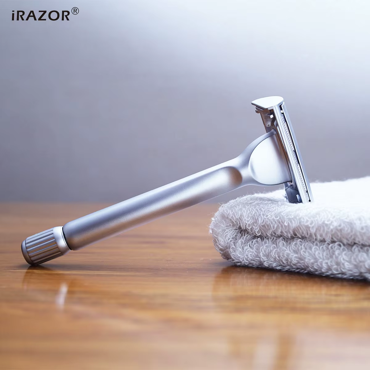 IRAZOR – rasoir de sécurité à Double bord pour hommes, nouveau Design papillon lourd, avec 10 rechar