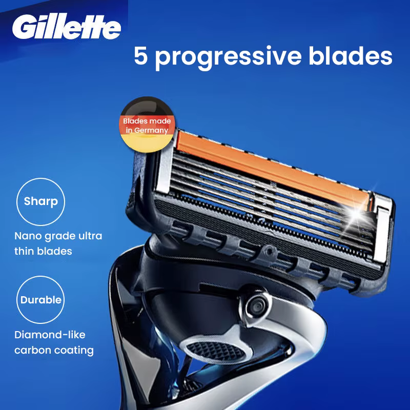 Gillette Razor Fusion 5 ProGlide Premiul Edition Flex Ball Tech Rasoir pour hommes avec lame de coup