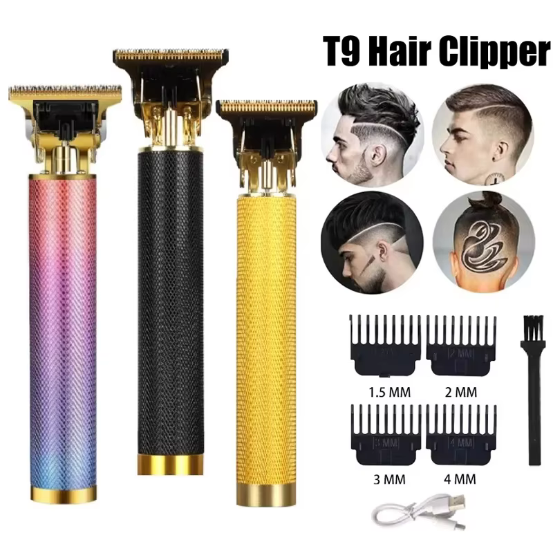 T9 électrique Machine de coupe de cheveux tondeuse à cheveux barbe rasage corps tondeuse à cheveux t