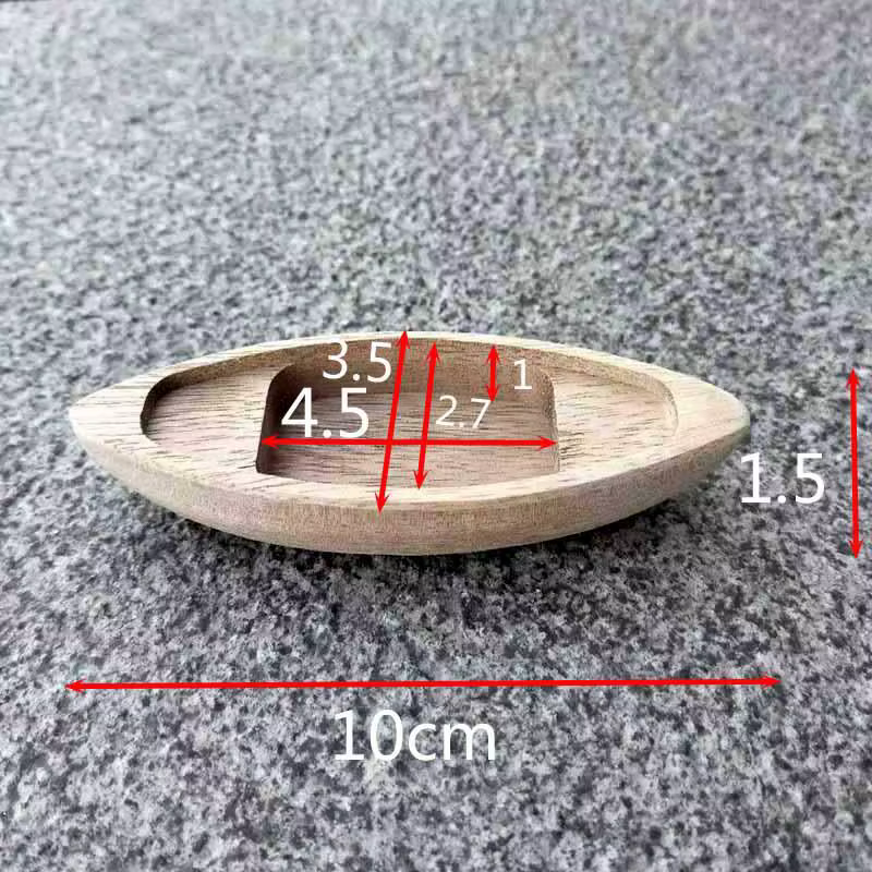 Modèle de canoë miniature en bois, bateau de pêche vintage, décoration artisanale rustique pour le b