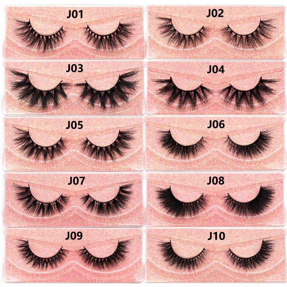 FOXESJI-Faux cils de vison 3D, extension de cils doux, ensemble de maquillage, contaminants croisés,