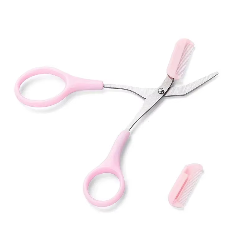 1/3 pièces rasoir de sourcils outils de maquillage ciseaux à sourcils en acier inoxydable avec peign