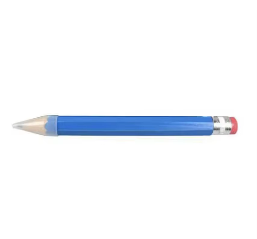 34cm crayon géant pour peintre artiste étudiant grand crayon en bois avec gomme papeterie nouveauté 