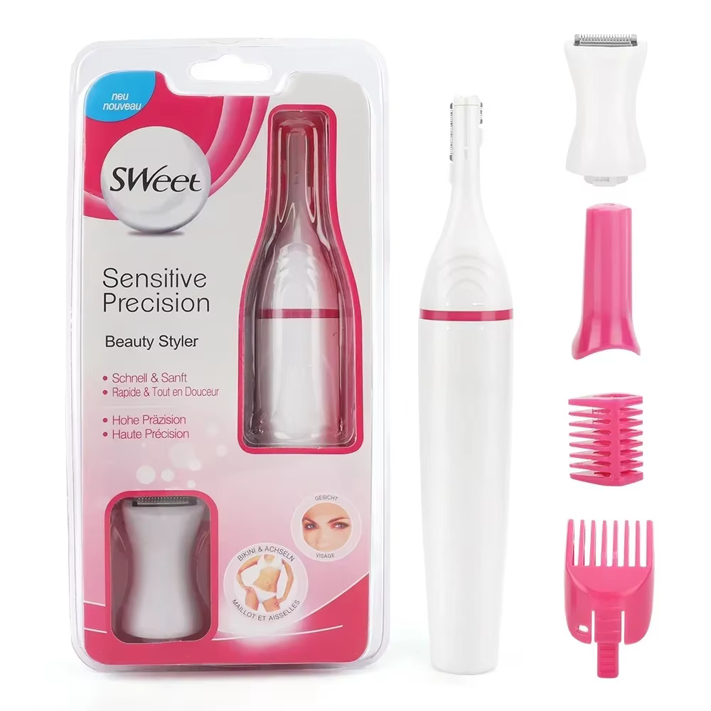 Épilateur électrique 5 en 1 pour femme, rasoir pour jambes, ati elles, bikini, poils pubiens