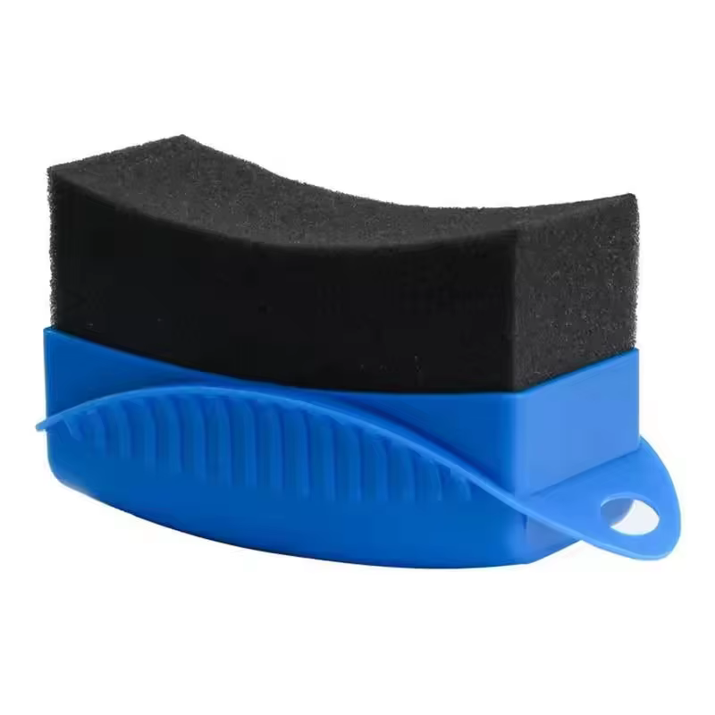 Brosse éponge à cirer avec couvercle, polissage de roues de voiture, ABS, lavage, nettoyage, Contour