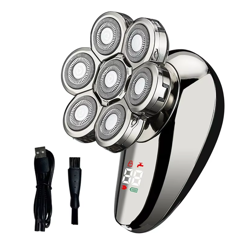 Rasoir électrique 5 en 1 pour hommes, tondeuse à cheveux pour tête chauve, tondeuse pour le nez, lam
