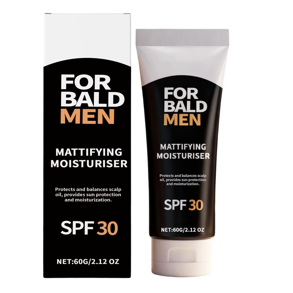 Hydratant pour le cuir chevelu pour hommes, 60g, Gel hydratant matifiant, crème de soin du cuir chev