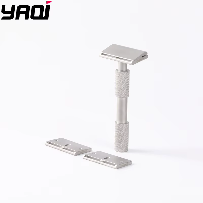 YAQI Nouveauté 2026 ! Rasoir de sécurité traditionnel Aileron GEM Blade avec 3 plaques pour un rasag