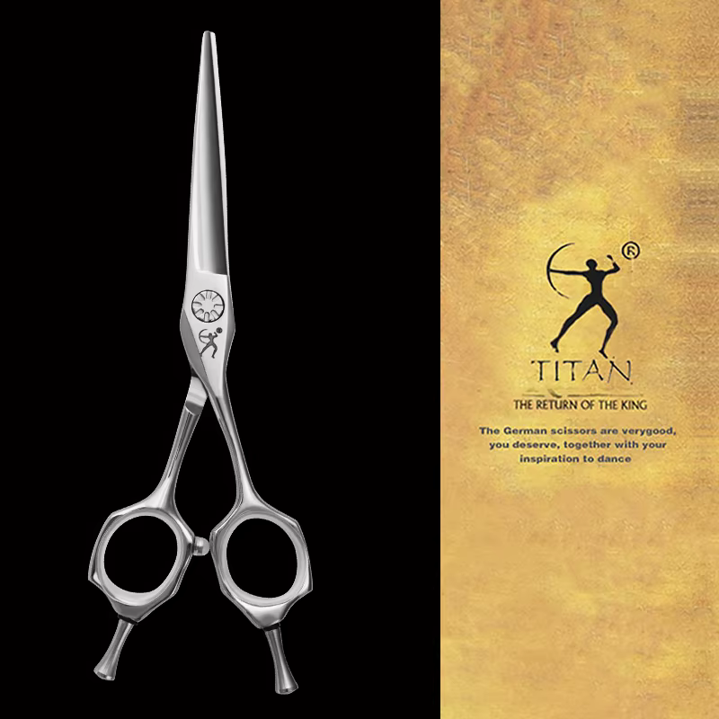 Titan-Ciseaux de cheveux professionnels tranchants faits à la main en acier inoxydable, salon de coi