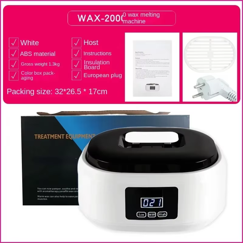 Chauffe-cire professionnel 110V 220V, avec température réglable et grande capacité, Machine de beaut