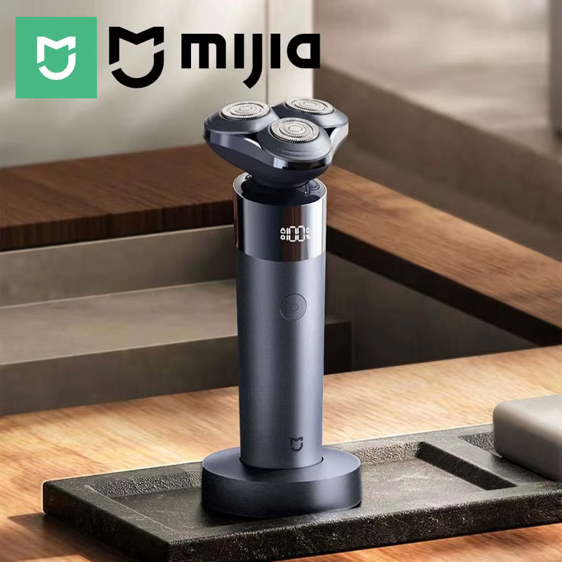 Rasoir électrique MIJIA S302 pour homme, tondeuse à barbe portable, rasoir flexible, lavable IPX7, u
