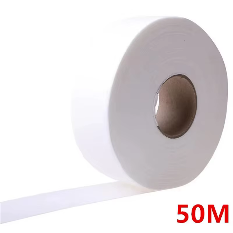 1 rouleau 50m 100m tissu non tissé corps cheveux enlever cire rouleaux de papier bandes de cire pour