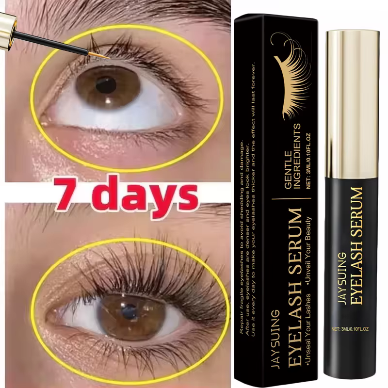 Sérum de croissance rapide des cils, rehausseur de cils naturel, plus long, plus épais, traitement d