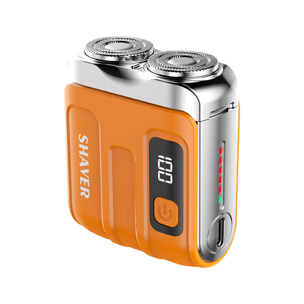 Rasoir électrique intelligent étanche pour hommes, Mini rasoir de voyage à double lame, Portable, to