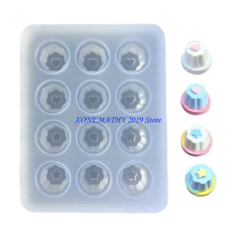 F42F – moule remplissage en Silicone pour sable mouvant, pour fabrication bijoux, pendentifs, porte-