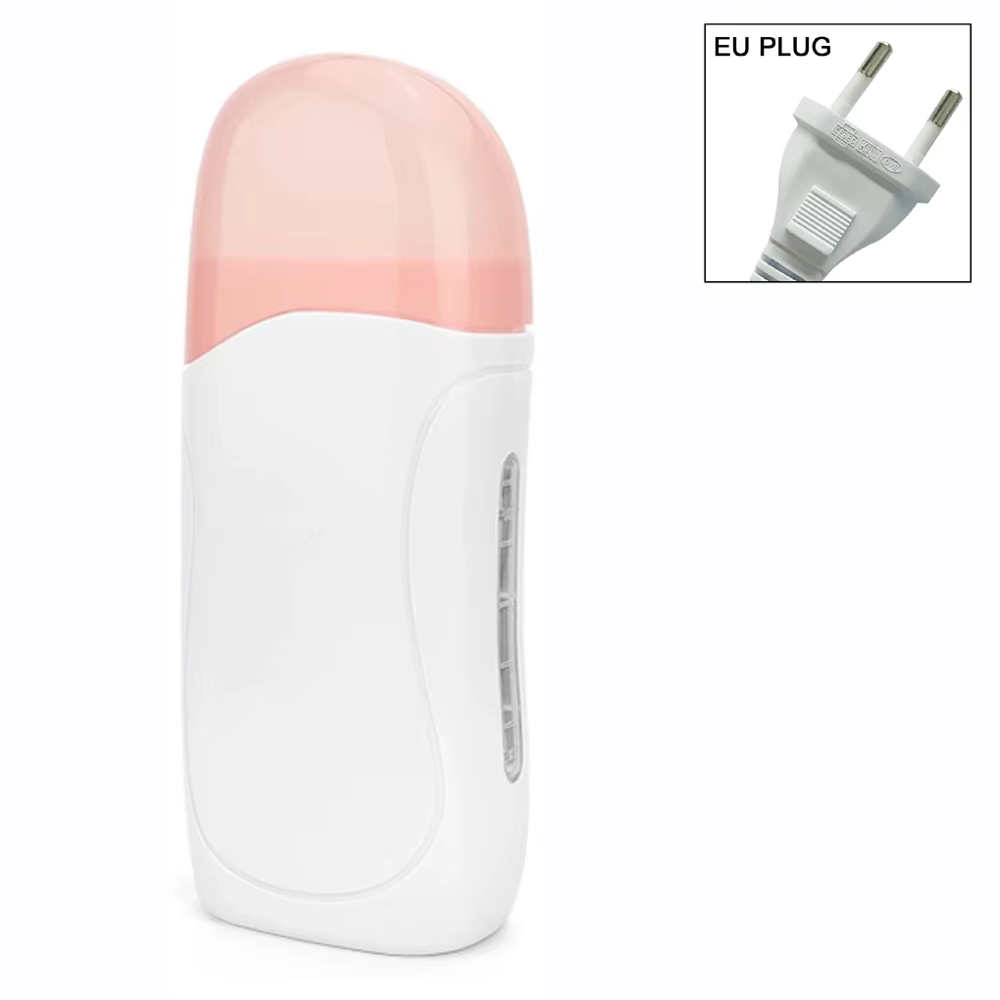 Kit d'épilation à la cire à chaud unisexe, avec rouleau de crème dépilatoire, chauffe-cire et cartou