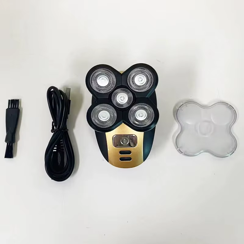 Nouveau modèle rasoir rotatif tondeuse à barbe tondeuse à cheveux visage 5 tête rasoir électrique ra