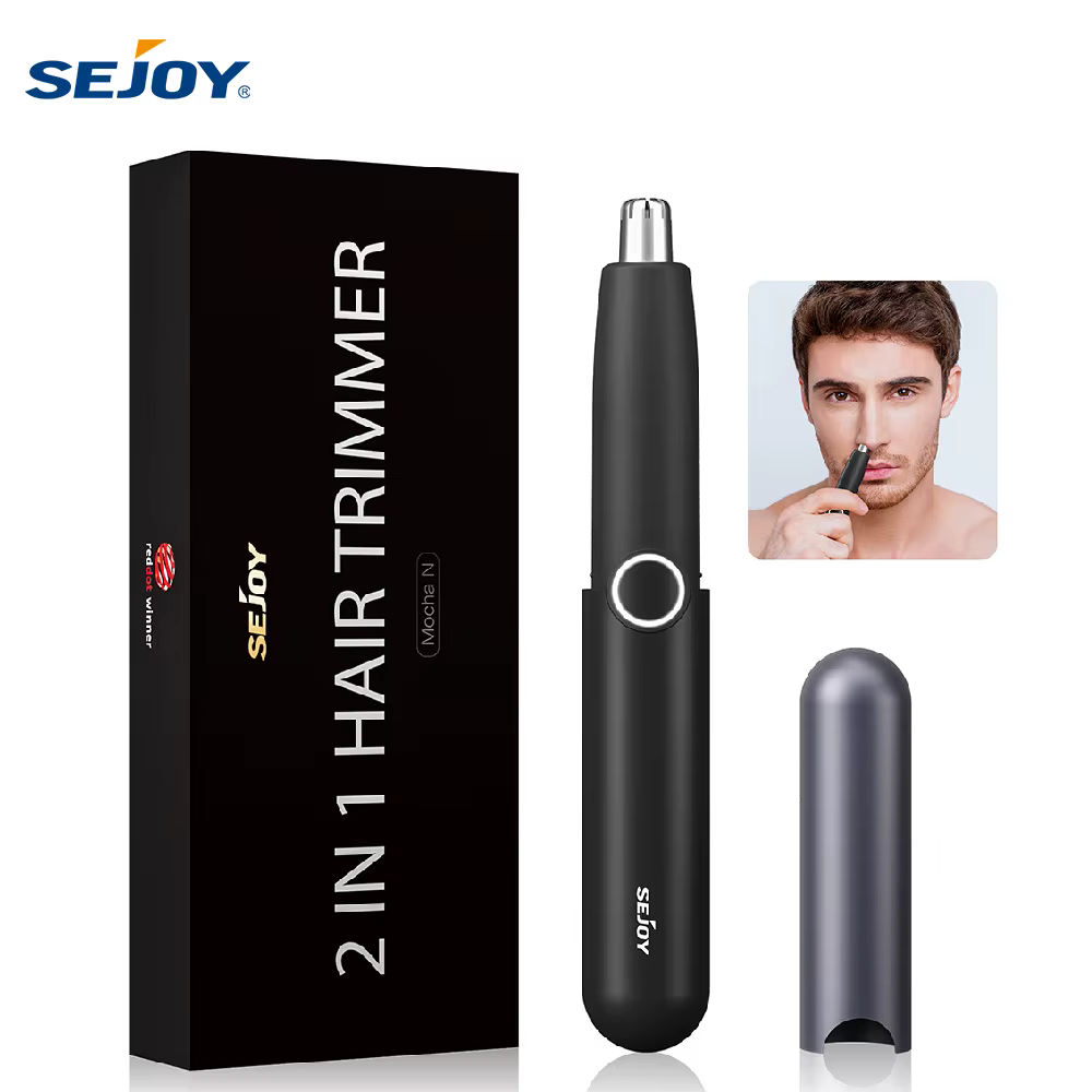 Tondeuse à poils de nez lavable, coupe-poils nasaux, rasoir et épilateur pour poils de nez