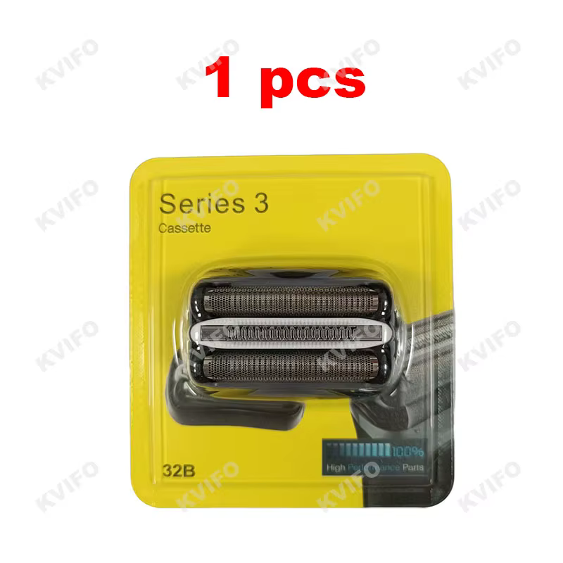 KVIFO 32B tête de rechange pour rasoir électrique Braun série 3 3000s 3010s 3020s 3030s 3040s 300s 3