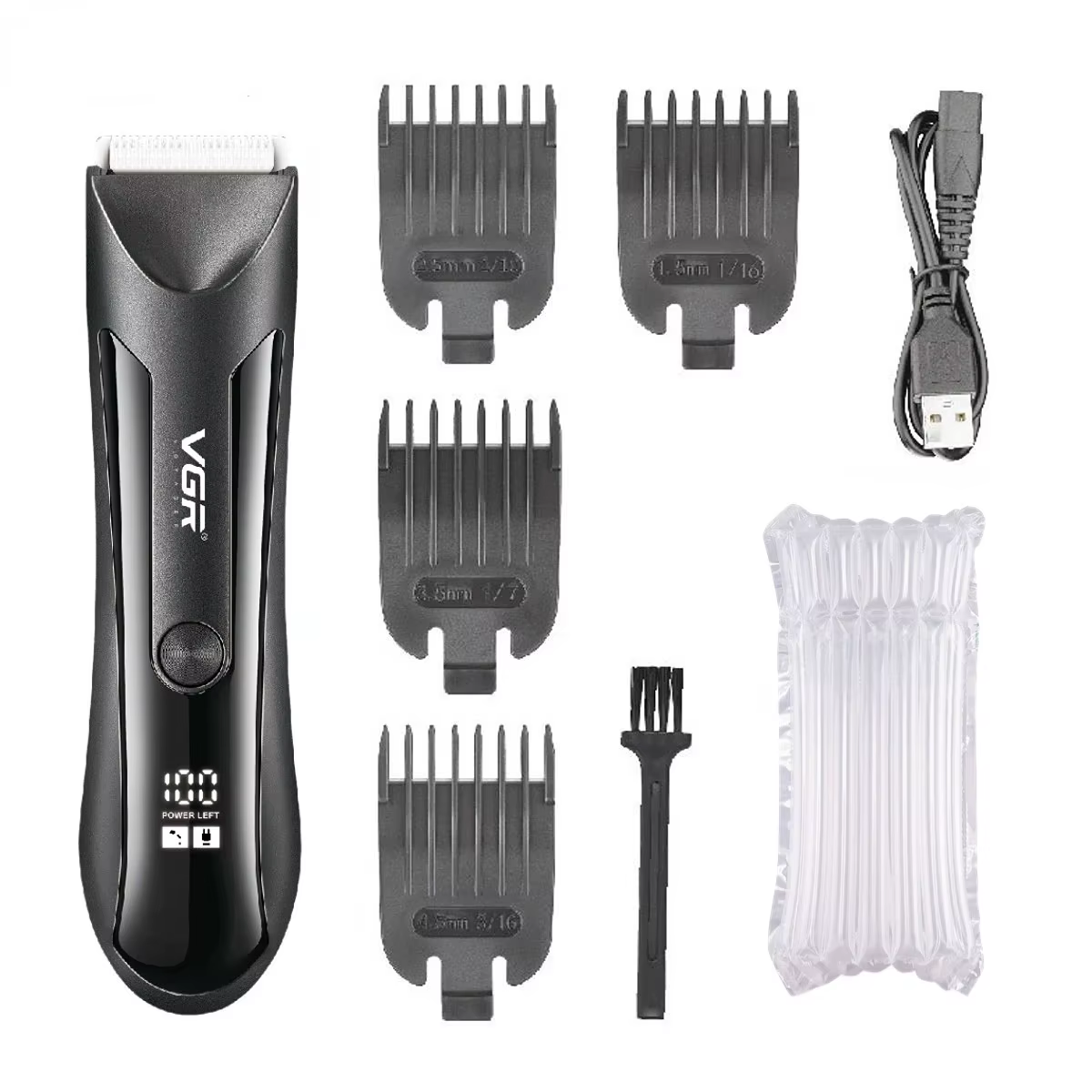 VGR corps tondeuse aine Rechargeable balle rasoir/tondeuse hommes électrique pubien barbe tondeuse à