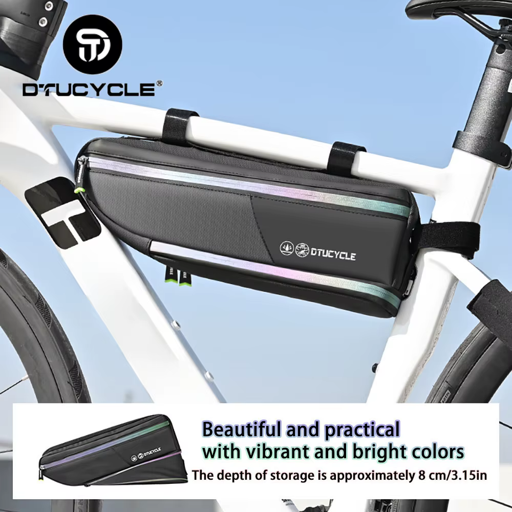 Sac de rangement pour cadre de vélo, sac de cyclisme, sac triangulaire pour vélo, accessoires de cyc