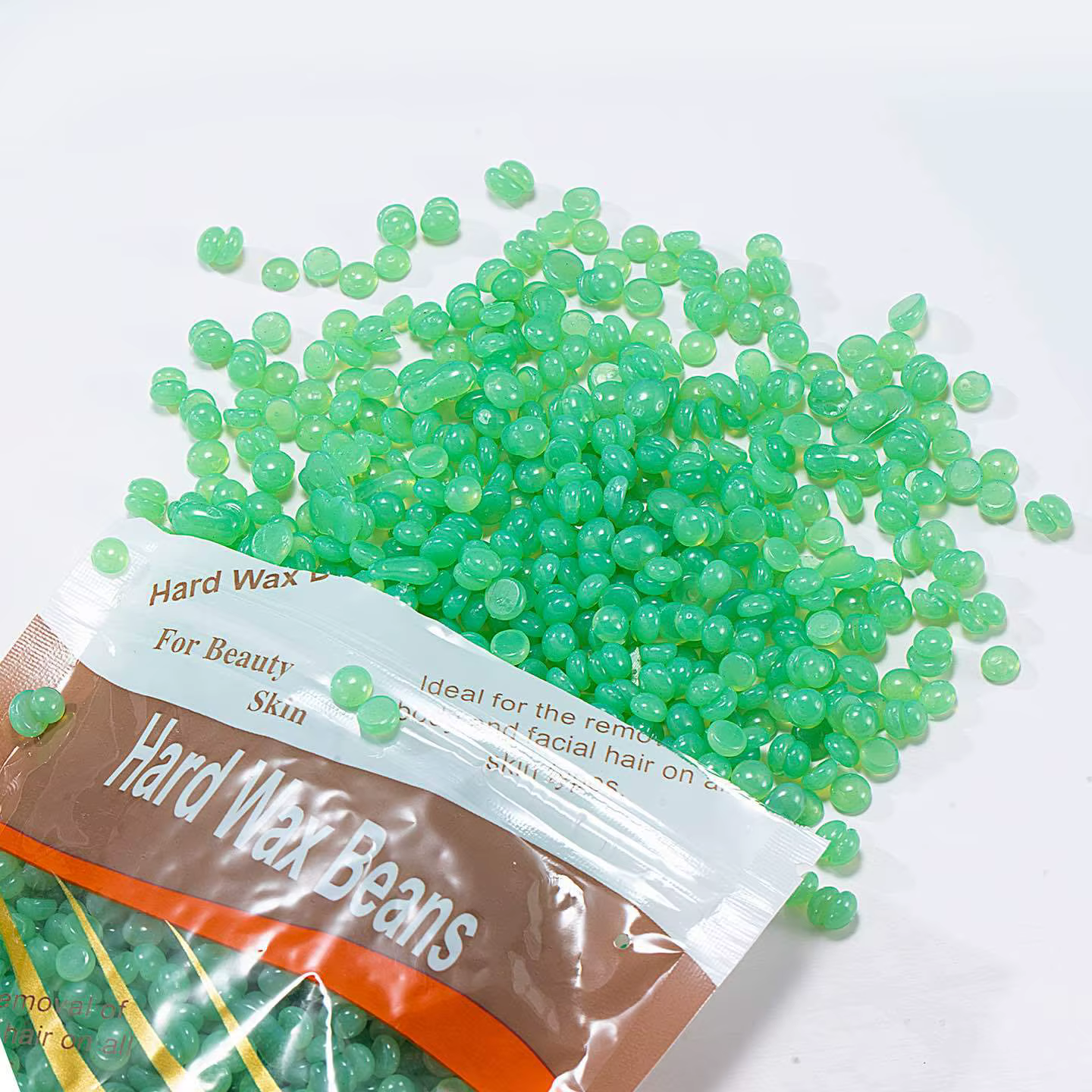 Perles de cire dépilatoire professionnelles indolores pour sourcils, aisselles, maillot, dos, poitri