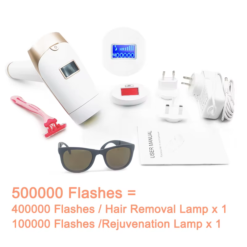 Épilation Laser 2 en 1 mise à jour, lampe remplaçable, rajeunissement, épilation permanente indolore