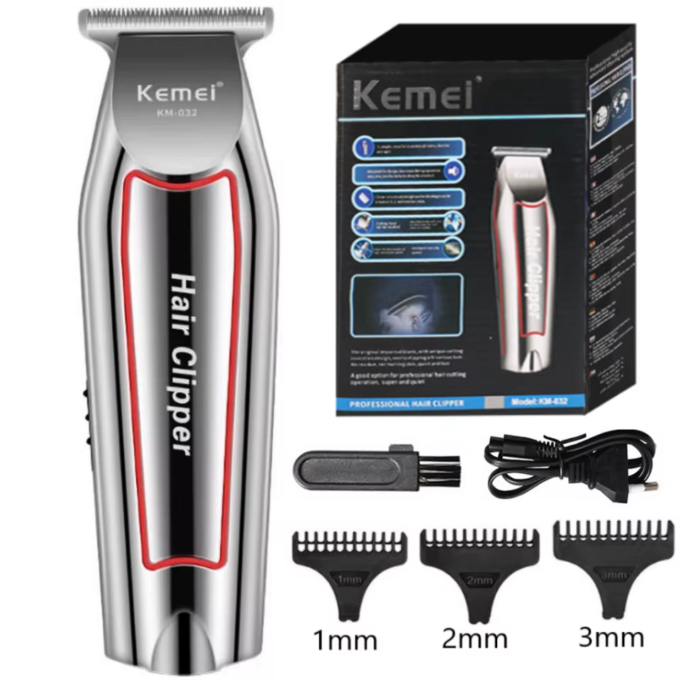 Kemei tondeuse à cheveux professionnelle tondeuse à barbe électrique pour hommes tondeuse à cheveux 