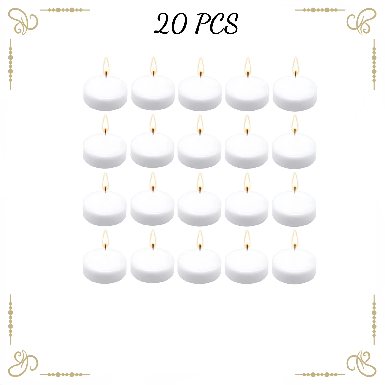 20-100 bougies flottantes pour centres de table, décorations flottantes pour piscine, pour mariage, 