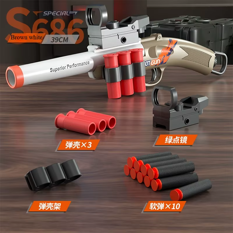 S686 lancer coquille jouet pistolet balle molle Airsoft lanceur Sports de plein air CS jeu Pistola t
