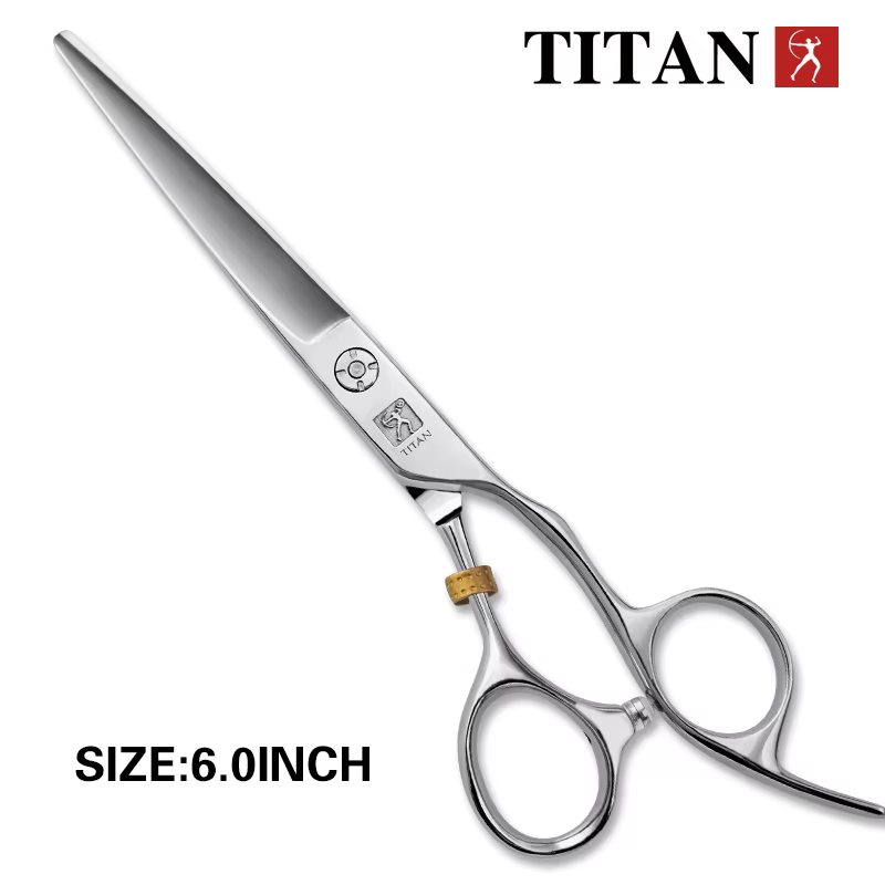 Titan professionnel 6.0 pouces ciseaux à cheveux ciseaux de salon ciseaux amincissants ciseaux de co