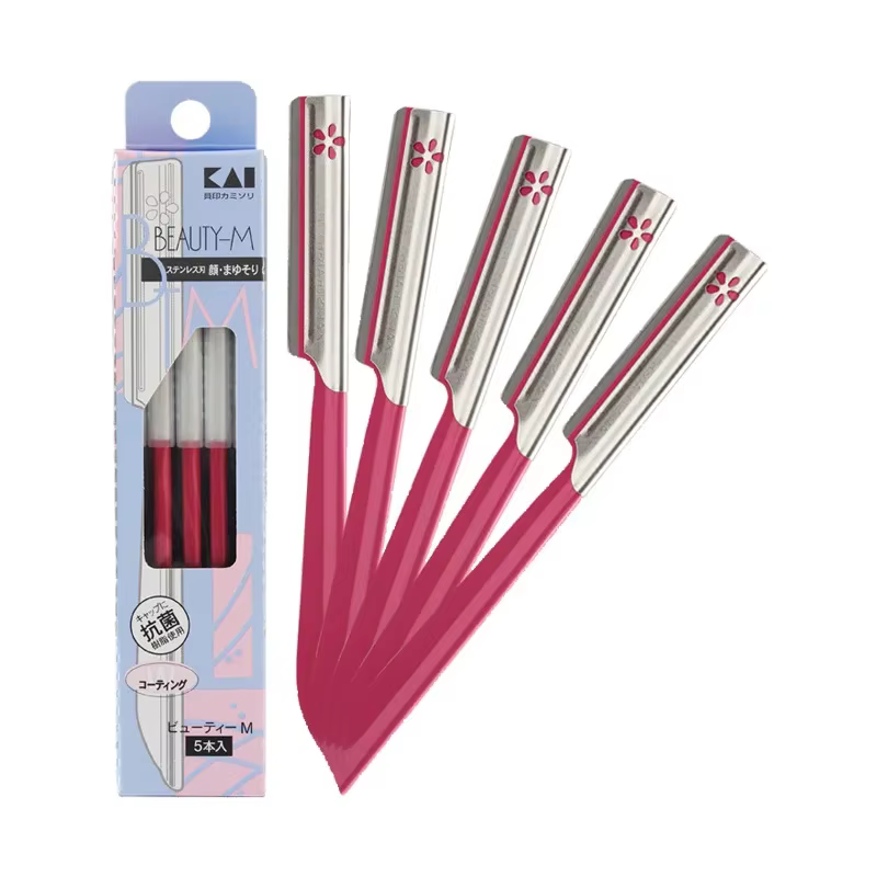 Rasoir à sourcils 5 pièces rasoir de sécurité tranchant Durable filet de sécurité pour débutants n'e