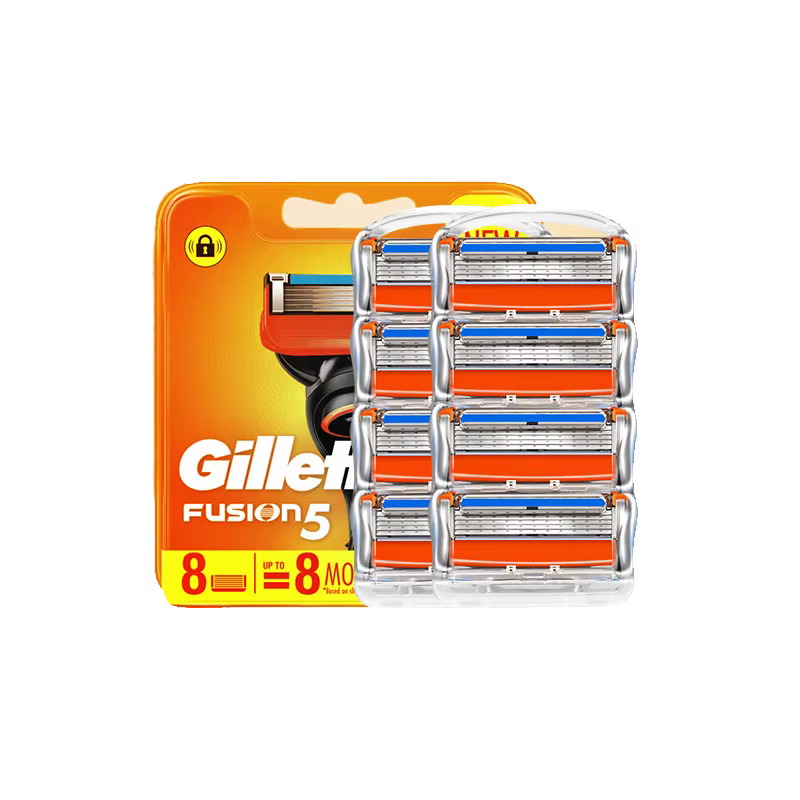 Lames de rasoir Gillette Fusion originales, lames de rasoir de marque, lames de rasoir pour rasoir,