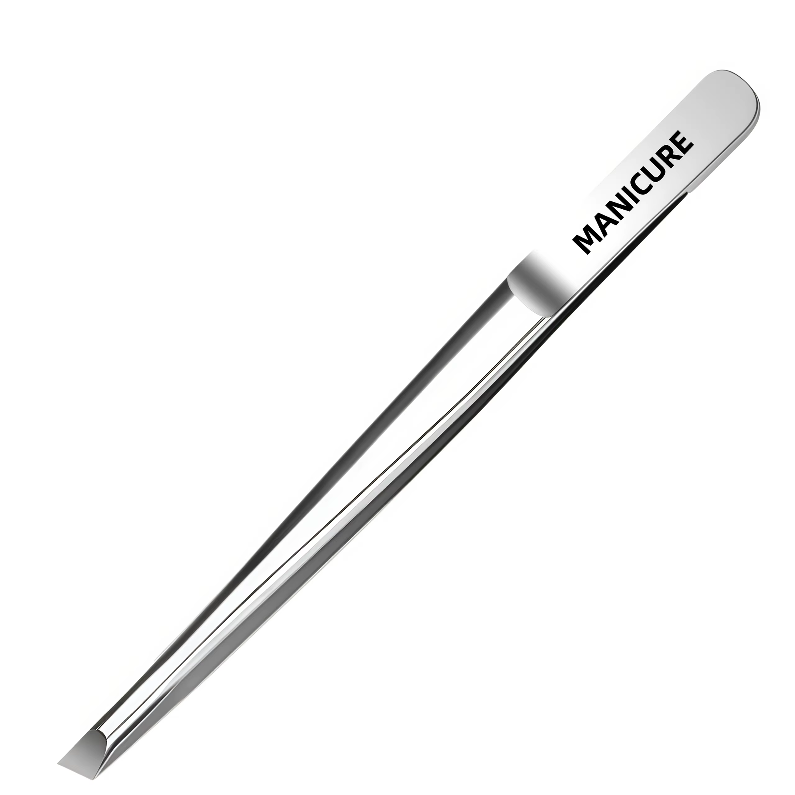 Pince à épiler en acier inoxydable pour la suppression des poils et des sourcils, pointe horizontale