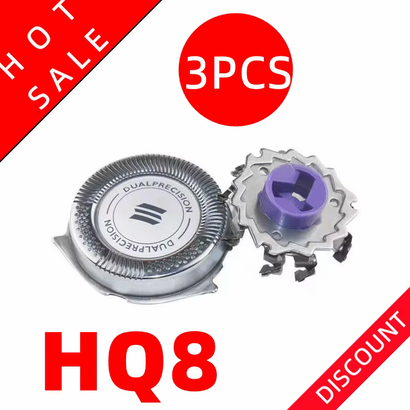 Tête de remplacement de lame de rasoir électrique PHILIPS, 3 pièces, HQ8 HQ8200 HQ8240 HQ8241 HQ8250