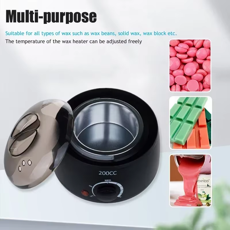 Kit de Machine à cire pour épilation, chauffage et haricots, épilateur épilatoire, Pot de fusion de 